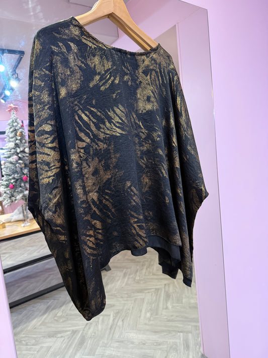 Opal Metallic Gold Top